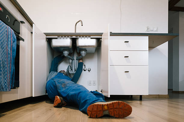 Professional Drain Cleaning technician working in Crystal Lake, IL